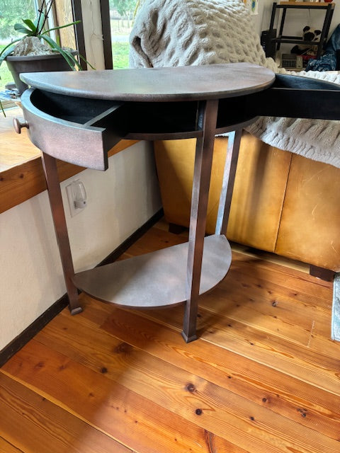 SOLD Refurbished side table with drawers