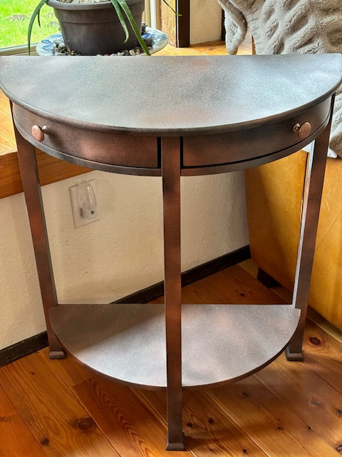 SOLD Refurbished side table with drawers