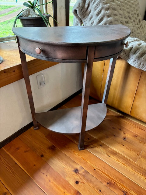 SOLD Refurbished side table with drawers